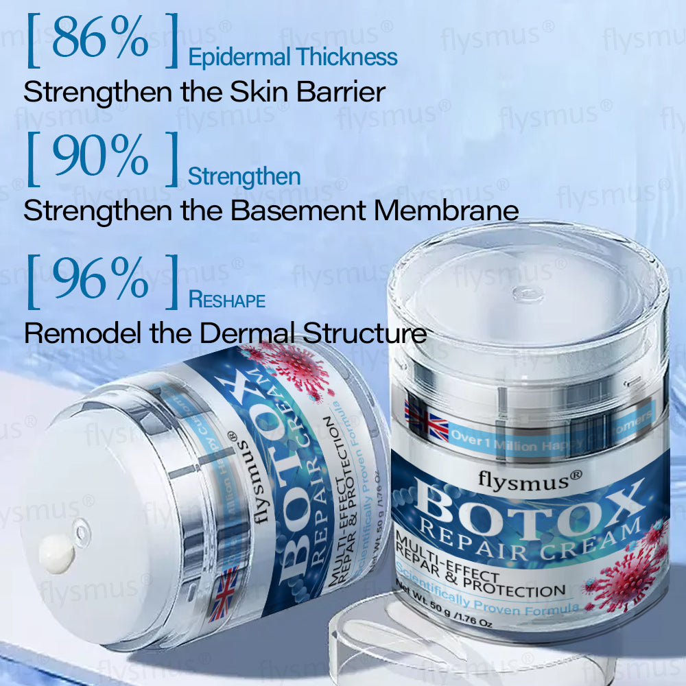 ✅ Made and Shipped from the UK | flysmus® Botox Repair Cream 🧑🏼⚕️ Anti-aging, Skin Repair, Acne and Dark Spot Treatment, Wart and Mole Removal, and Psoriasis Treatment🍀