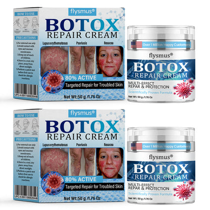 ✅ Made and Shipped from the UK | flysmus® Botox Repair Cream 🧑🏼‍⚕️ Anti-aging, Skin Repair, Acne and Dark Spot Treatment, Wart and Mole Removal, and Psoriasis Treatment🍀