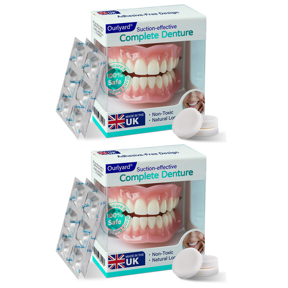 ✅ Made and Shipped from the UK | Ourlyard® Suction-fit Complete Denture🌷