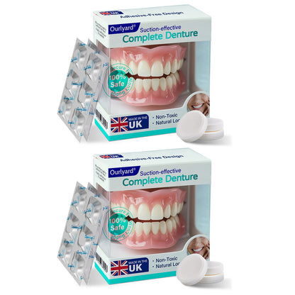 ✅ Made and Shipped from the UK | Ourlyard® Suction-fit Complete Denture🌷