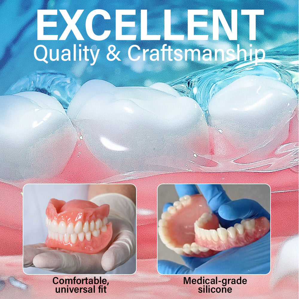 ✅ Made and Shipped from the UK | Ourlyard® Suction-fit Complete Denture🌷